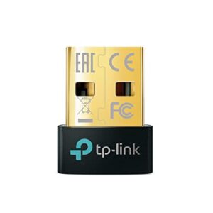 tp-link usb bluetooth adapter for pc, bluetooth 5.3 dongle receiver, plug and play, nano design, edr & ble technology, supports windows 11/10/8.1/7 for desktop, laptop, ps5/ps4/xbox controller (ub500)