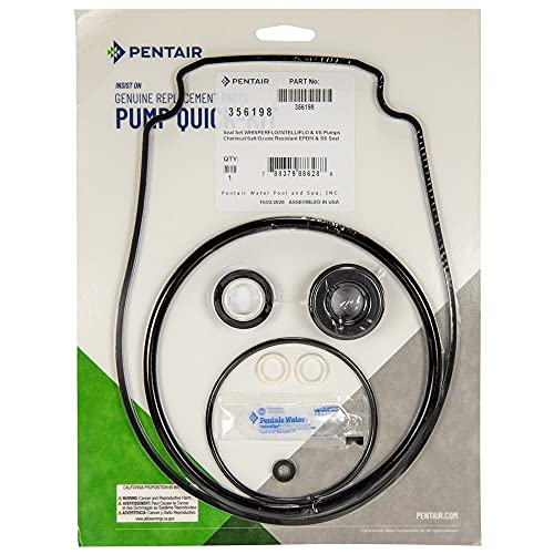 Pentair 356198 Pump Quick-Kit with Seal and O-Rings, Whisperflo, Intelliflo