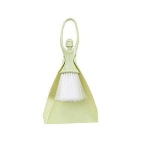 ahavintage.com mini dustpan and brush set cleaning tool,broom and dustpan set the best mini hand broom,desk,countertop,key board,cat,dog and other pets,dustpan green