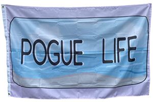 pogue life outer banks flag 3x5 ft polyester vibrant colors obx beach island decoration flags for room & outside