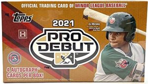 2021 topps pro debut hobby baseball box (24 pk)