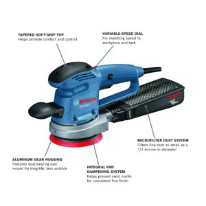 BOSCH GEX33-5N 5 In. Multi-Hole Random Orbit Sander/Polisher