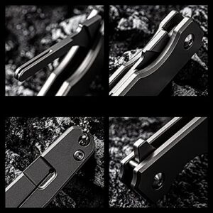 OLITANS T010 Folding Scalpel Titanium Alloy EDC Outdoor Unpacking Pocket Knife With 10pcs #24 Replaceable Blades