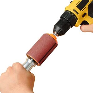 o'skool hand-held sanding drum for drill presses and power drills