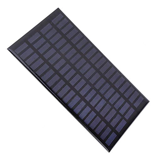 WNSC Solar Panel, Solar Cell Panel Stable Efficient DIY Battery Charger Kit Convenient to Use 2.5W 18V for DIY Power Charger for Outdoor