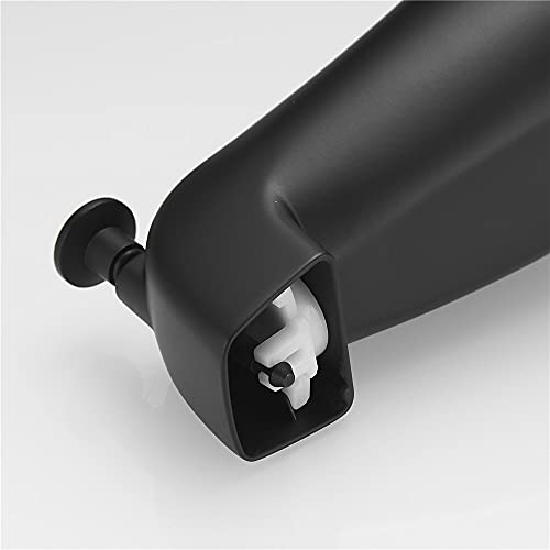 Weirun Bathroom Bathtub Water Outlet Bath Slip-On Diverter Tub Spout 4 Inches 1/2" Copper Pipe, Matte Black