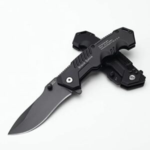 Hidoer 2 PACK Pocket Folding Knife, Tactical Knife(small+large) Assisted Knife, Tactical Knife, EDC Knife with Liner Lock