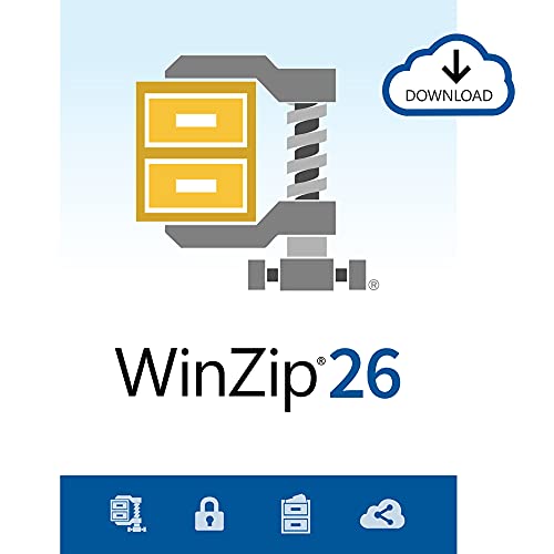 Corel WinZip 26 | Zip Compression, Encryption & File Manager Software [PC Download] [Old Version]