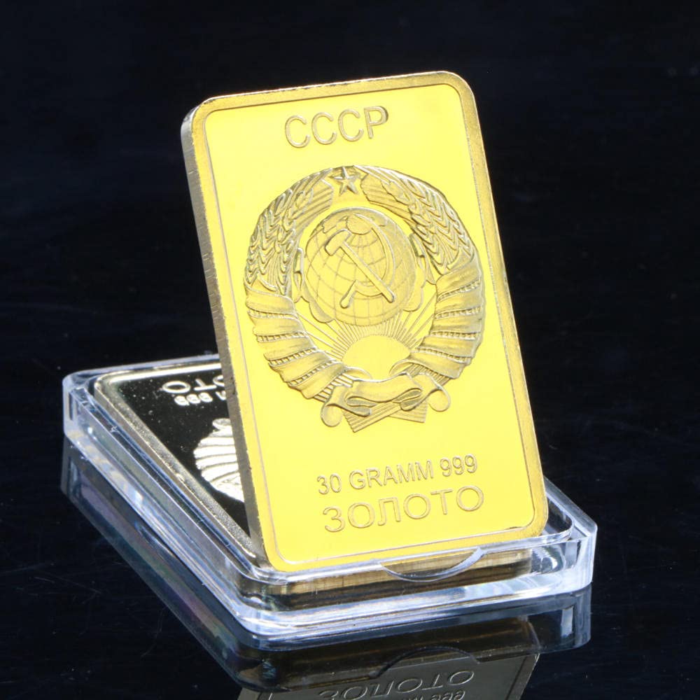 Coin Collection Commemorative Coin Soviet Gold Coin Gold Silver Bar Russian Memorial Coin Collection Coin Alien Gold Piece Currency Eagle GiftCoin Collection Commemorative Coin