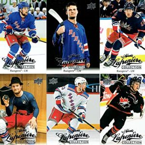 Alexis Lafrenière 2020 2021 Upper Deck Factory Sealed 26 Card Rookie Year Collection Set with Possible Autograph