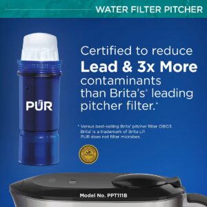 PUR Plus Water Pitcher Filtration System, 11 Cup – PPT111B