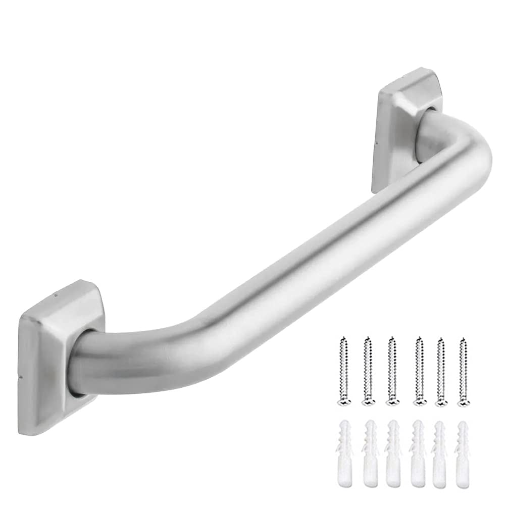 Bathroom Grab Bars Stainless Steel Handrail ADA Compliant 500lbs bathtubs and Showers Toilet Handle Safety for Handicap, Elderly, Disabled, Injury (18 inches)