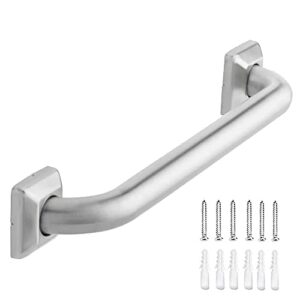 bathroom grab bars stainless steel handrail ada compliant 500lbs bathtubs and showers toilet handle safety for handicap, elderly, disabled, injury (12 inches)