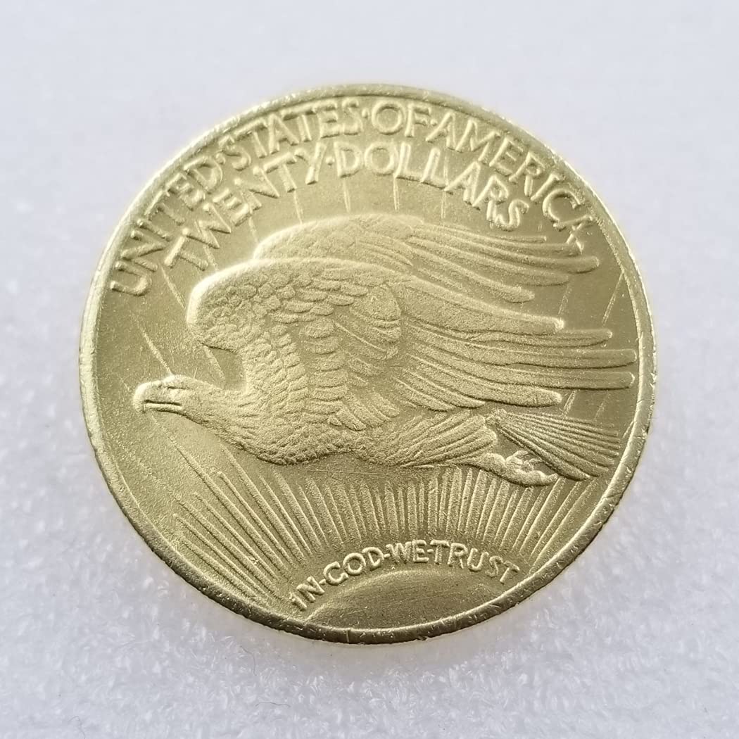 Kocreat Copy 1927-D Double Eagle Liberty Gold Coin Twenty Dollars-USA Souvenir Coin Lucky Coin Morgan Dollar Replica Collection