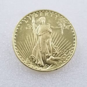 Kocreat Copy 1927-D Double Eagle Liberty Gold Coin Twenty Dollars-USA Souvenir Coin Lucky Coin Morgan Dollar Replica Collection