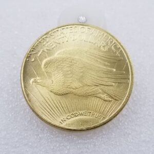 Kocreat Copy 1933 Double Eagle Liberty Gold Coin Twenty Dollars-USA Souvenir Coin Lucky Coin Morgan Dollar Replica Collection, Silver