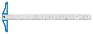 fairgate 24" aluminum t-square t bar ruler #fg63-124 ruler, read in inch, made in usa