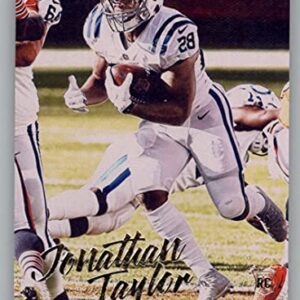 2020 Panini Chronicles Luminance Update Rookies #215 Jonathan Taylor Indianapolis Colts RC Rookie Card Official NFL Football Trading Card in Raw (NM or Better) Condition