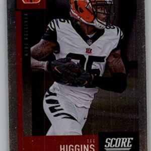 2020 Panini Chronicles Score Update Rookies #450 Tee Higgins Cincinnati Bengals RC Rookie Card Official NFL Football Trading Card in Raw (NM or Better) Condition