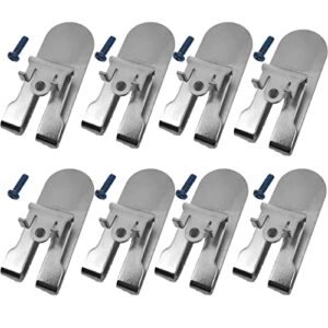 8PCS N435687 Belt Hook Clip with Glue dispensing anti loosening screw for DeWalt DCF620 DCF620B DCF622 Drywall Screwgun