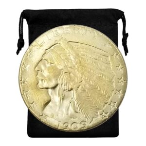kocreat copy 1909-p indian head eagle five dollars gold coin-usa souvenir coin lucky coin morgan dollar replica collection