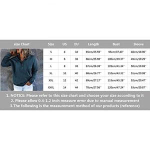 Baralonly Pullover for Womens Button Down Hoodies Drawstring Hooded Pocket Blouses Casual Long Sleeve V Neck Sweatshirts