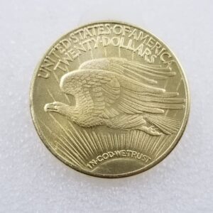 Kocreat Copy 1933 Double Eagle Liberty Gold Coin Twenty Dollars-Replica USA Souvenir Coin Lucky Coin Morgan Dollar Collection, Silver