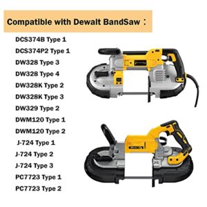 650721-00 Dewalt Bandsaw Tires For Dewalt Band Saw Tires DWM120 A02807 DCS374 DW328K - 2 Pack