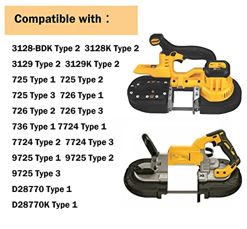 650721-00 Dewalt Bandsaw Tires For Dewalt Band Saw Tires DWM120 A02807 DCS374 DW328K - 2 Pack