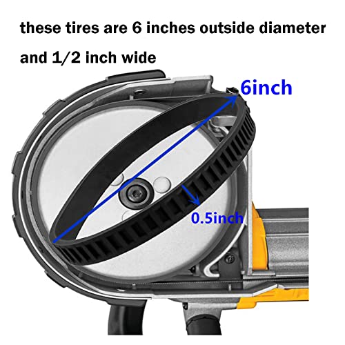 650721-00 Dewalt Bandsaw Tires For Dewalt Band Saw Tires DWM120 A02807 DCS374 DW328K - 2 Pack