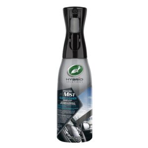 turtle wax 53785 hybrid solutions streak free misting glass cleaner - removes fingerprints, smudges and swirls from windshield, screens, and mirrors - for car and home use, 20 oz, black