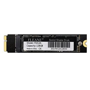 fleane fm12a 128gb ssd replacement for macbook air a1465 a1466 mid2012 emc 2558 emc 2559 hd solid state dirve (128gb)