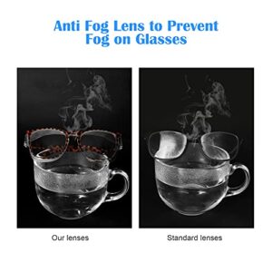 Safety Glasses,Stoggles, Anti Fog Safety Glasses Goggles for Women Nurses Man Eye Protection-3 Pack