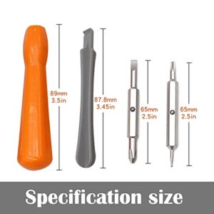 Tnuocke Screwdriver Replacement Kit,Multi-Purpose Screwdriver H-048