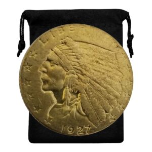kocreat copy 1927 indian head eagle gold coin 2 1/2 dollars-replica usa souvenir coin lucky coin hobo coin morgan dollar collection