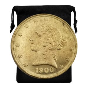 kocreat copy 1900 liberty morgan gold coin five dollars-replica usa souvenir coin lucky coin hobo coin morgan dollar collection