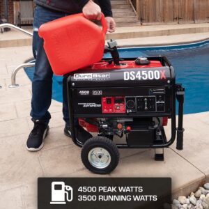 DuroStar DS4500X 4,500-Watt/3,500-Watt 210cc Electric Start Portable Generator w/CO Alert