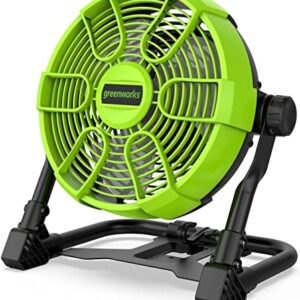 Greenworks 40V 10" (5-Speed) Fan (785 CFM), Hybrid (AC / DC), Battery Not Included