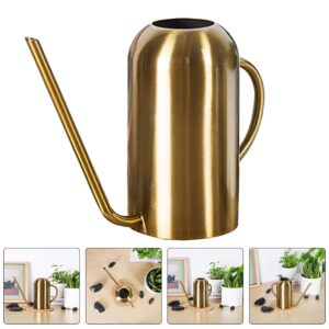 1pc Stainless Steel Watering Can Small Kids Watering Can Flower Watering Pot Spout Watering Pot Garden Water Pot Garden Watering Can Hand Watering Can Water The Flowers Tool Child