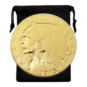 kocreat copy 1915 indian head eagle gold coin 2.5 dollars-replica usa souvenir coin lucky coin hobo coin morgan dollar collection