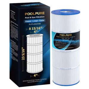 poolpure plfpjancs100 pool filter replaces jandy cs100, r0462200, pjancs100, ultral-b2, porpoise pp-b2, unicel c-8410, filbur fc-0821, 1 pack