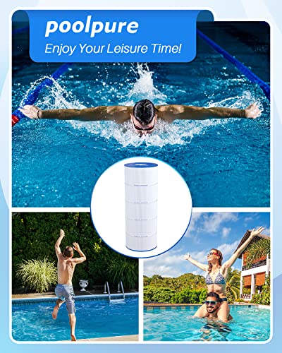 POOLPURE PLFPWWCT150 Pool Filter Replaces PWWCT150, Ultral-B3, Clearwater II ProClean 150, 817-0150N, Unicel 8414, Filbur FC-1287, SD-00210, 150 Sq.ft Filter Cartridge 1PACK