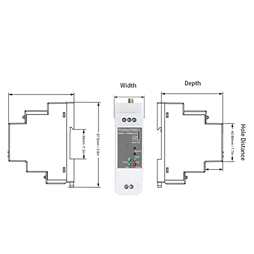 Ethernet Serial Server, RS485 to 4G Erial Server for Serial Device Cellular Networking