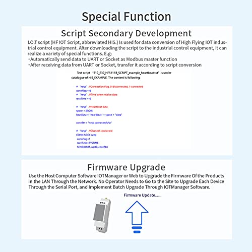 Ethernet Serial Server, RS485 to 4G Erial Server for Serial Device Cellular Networking