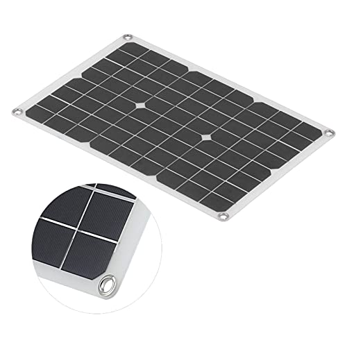 Solar Panel,20W 18V USB Solar Panel Portable Monocrystalline Solar Battery Charger Board Mobile Power Supply,for Car Boat Yacht Supplies