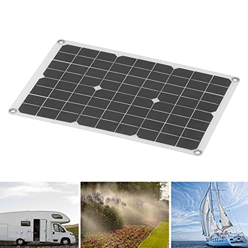 Solar Panel,20W 18V USB Solar Panel Portable Monocrystalline Solar Battery Charger Board Mobile Power Supply,for Car Boat Yacht Supplies