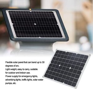 Solar Panel,20W 18V USB Solar Panel Portable Monocrystalline Solar Battery Charger Board Mobile Power Supply,for Car Boat Yacht Supplies