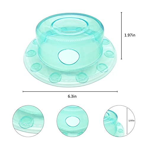 Home Merc Bathtub Drain Cover, Overflow Drain Cover, tub Overflow Drain Cover, Tub Stopper 2 Pcs Bath Overflow Drain Cover for Deeper Bath for Bathtub Overflow Drain Cover (Green)