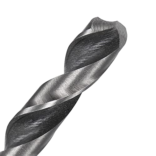 uxcell HSS(High Speed Steel) Straight Shank Jobber Twist Drill Bit 6.5mm Drill Diameter Extension 160mm Length for Hardened Metal Woodwork Plastic Aluminum Alloy 2 Pcs