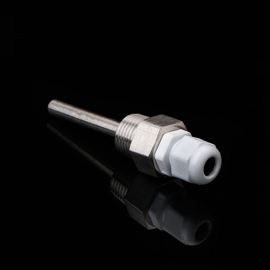 YIFEIJIAO,50-250mm Stainless Steel Thermowell 1/2" NPT Threads for Temperature Sensors-50mm